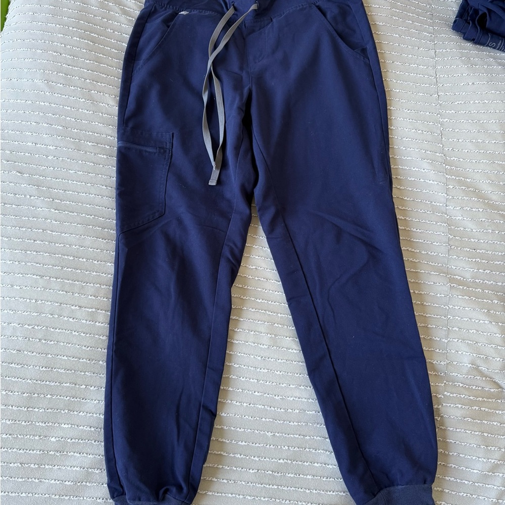 FIGS Navy Jogger Pants